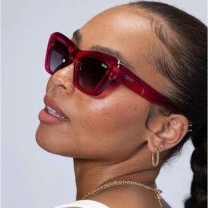 Quay Australia Red Sunglasses